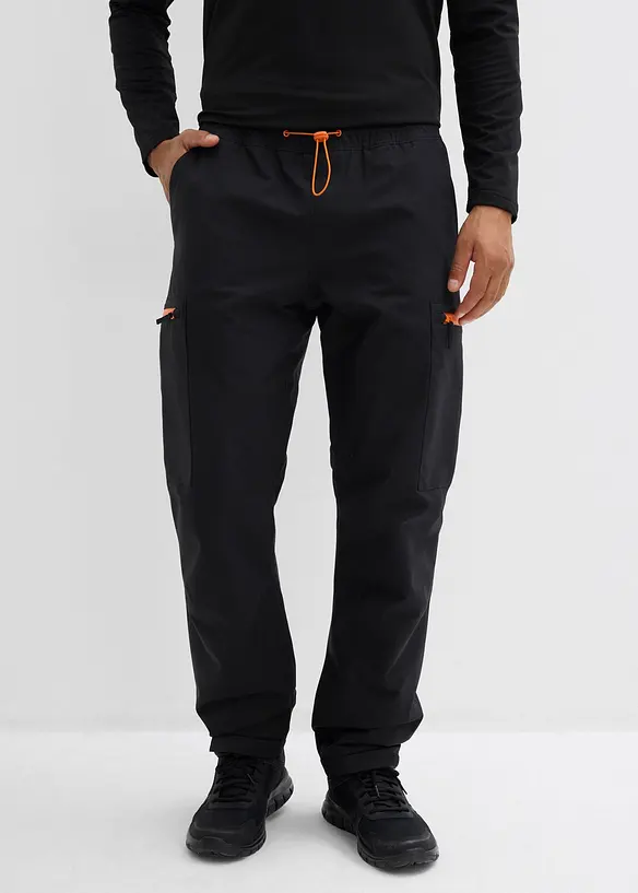 Pantalon cargo imperméable et chaud, coupe ample, bonprix