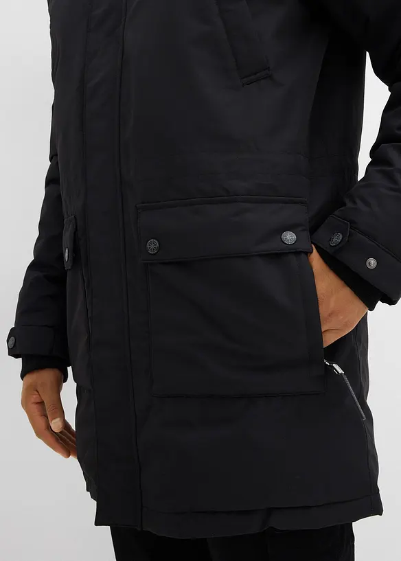 Parka d’hiver imperméable avec duvet véritable, bonprix