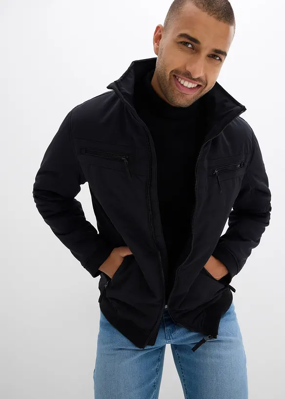 Blouson rembourré pour l'hiver en softshell, bonprix