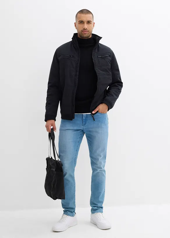 Blouson rembourré pour l'hiver en softshell, bonprix