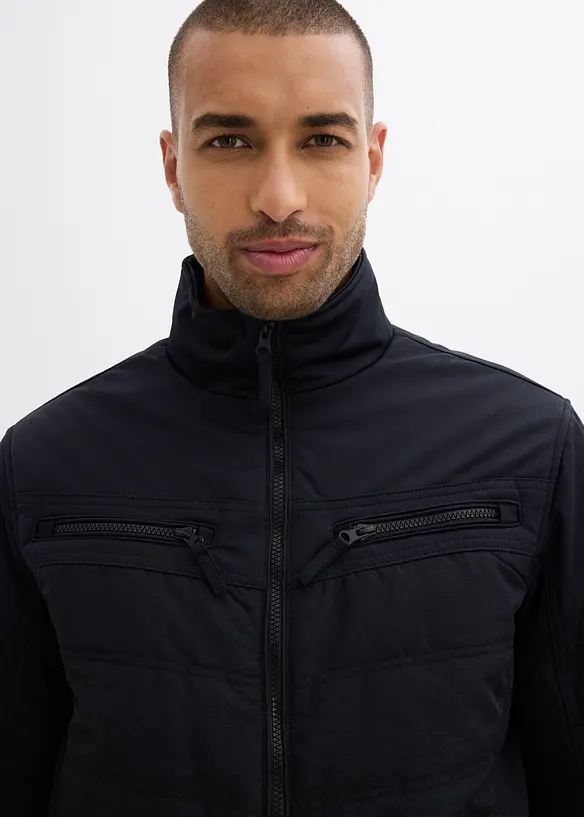 Blouson rembourré pour l'hiver en softshell, bonprix
