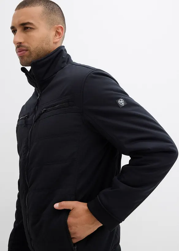 Blouson rembourré pour l'hiver en softshell, bonprix