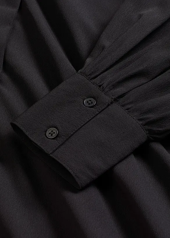 Robe-chemise à col lavallière, bonprix