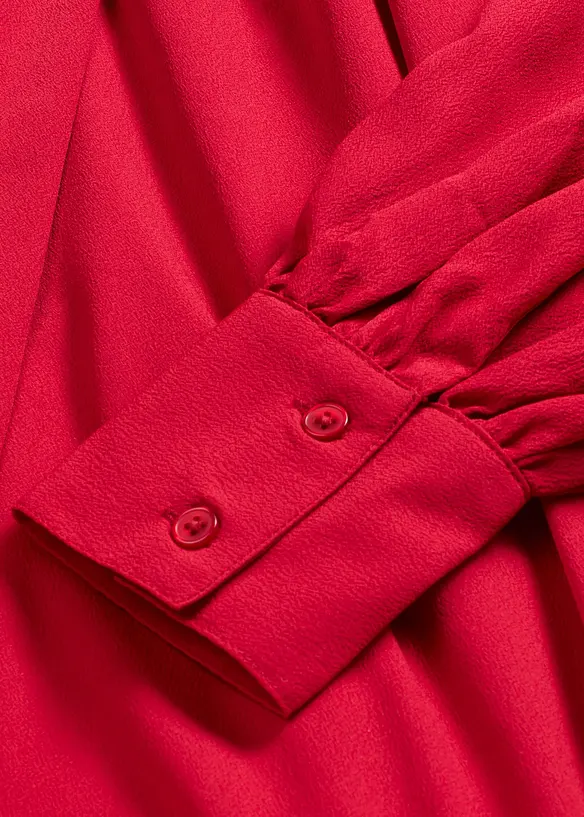 Robe-chemise à col lavallière, bonprix