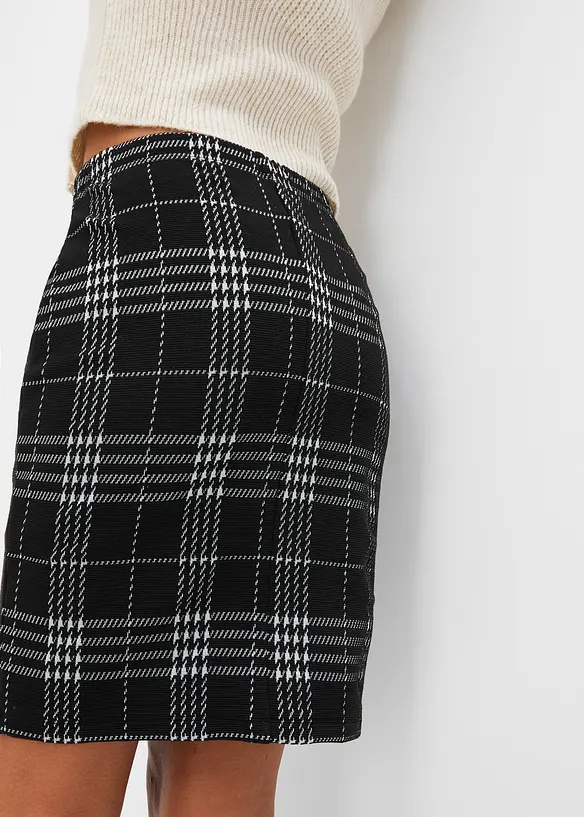 Mini-jupe en tartan, bonprix
