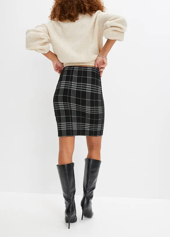 Mini-jupe en tartan, bonprix
