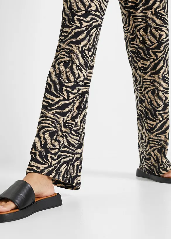 Pantalon fluide en jersey viscose, bonprix