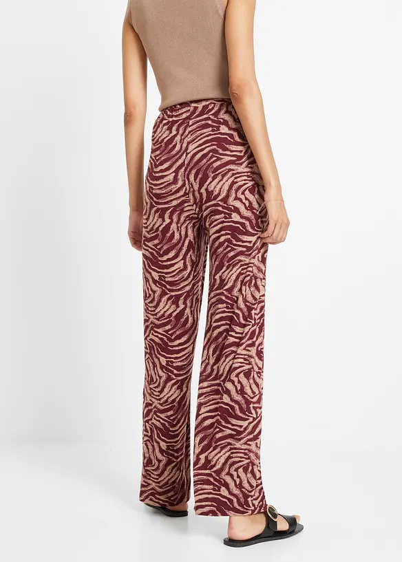 Pantalon fluide en jersey viscose, bonprix