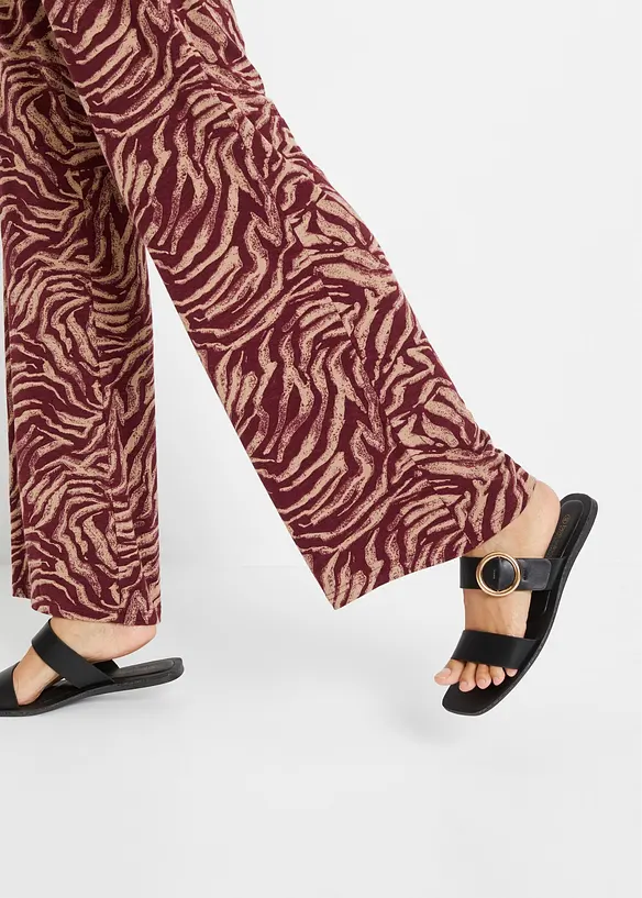 Pantalon fluide en jersey viscose, bonprix