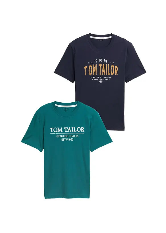Lot de 2 T-shirts Tom Tailor, Tom Tailor