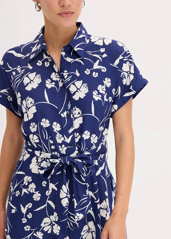 Robe-chemise imprimée, bonprix
