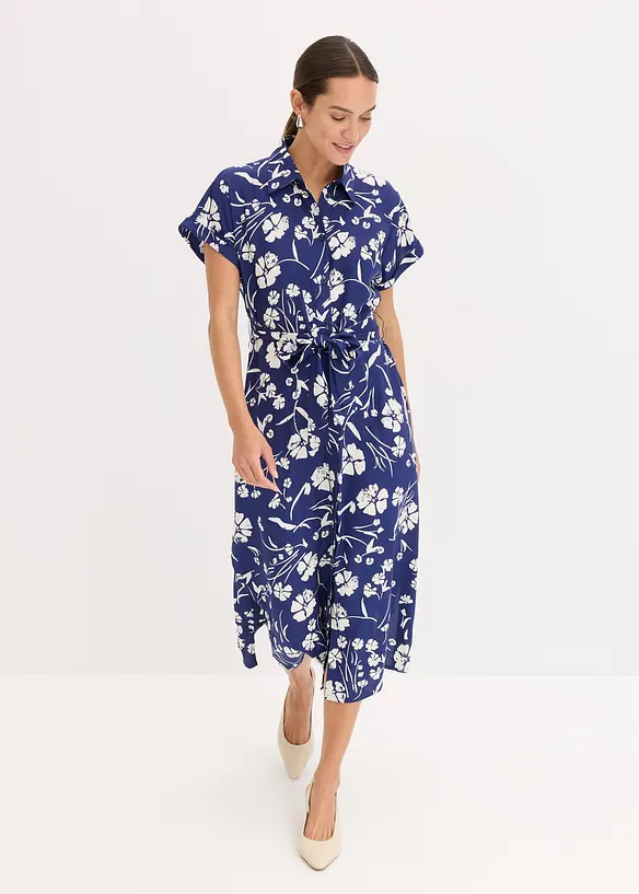 Robe-chemise imprimée, bonprix