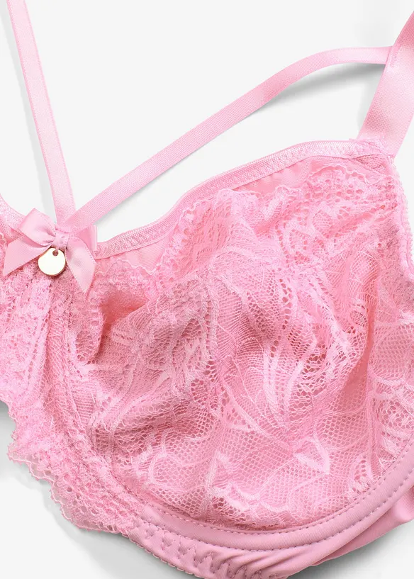 Soutien-gorge minimiseur avec dentelle délicate, bonprix