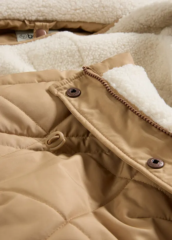 Parka de grossesse et de portage 6-en-1 avec gilet sans manches amovible, bonprix