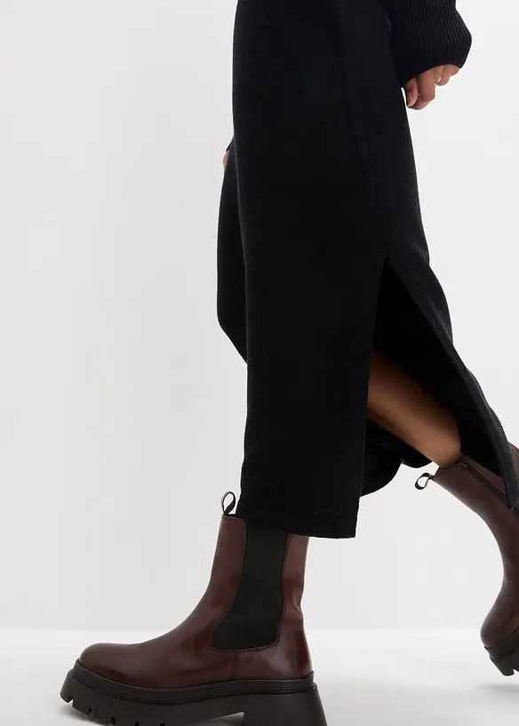 Robe pull en laine mérinos, bonprix