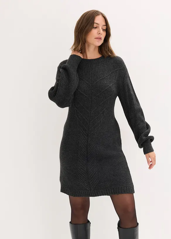 Robe en maille, bonprix