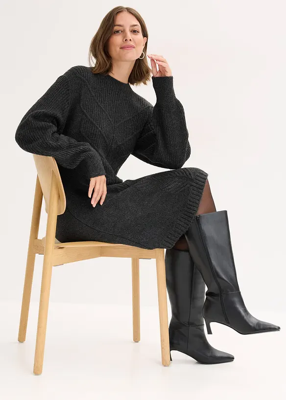 Robe en maille, bonprix