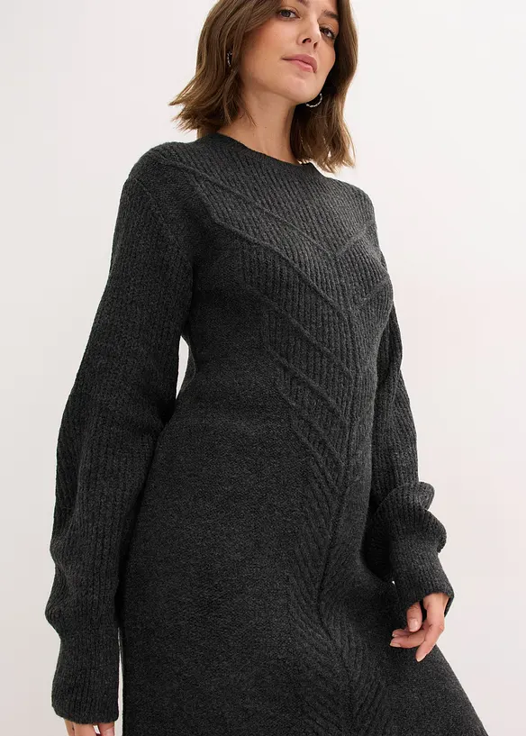 Robe en maille, bonprix