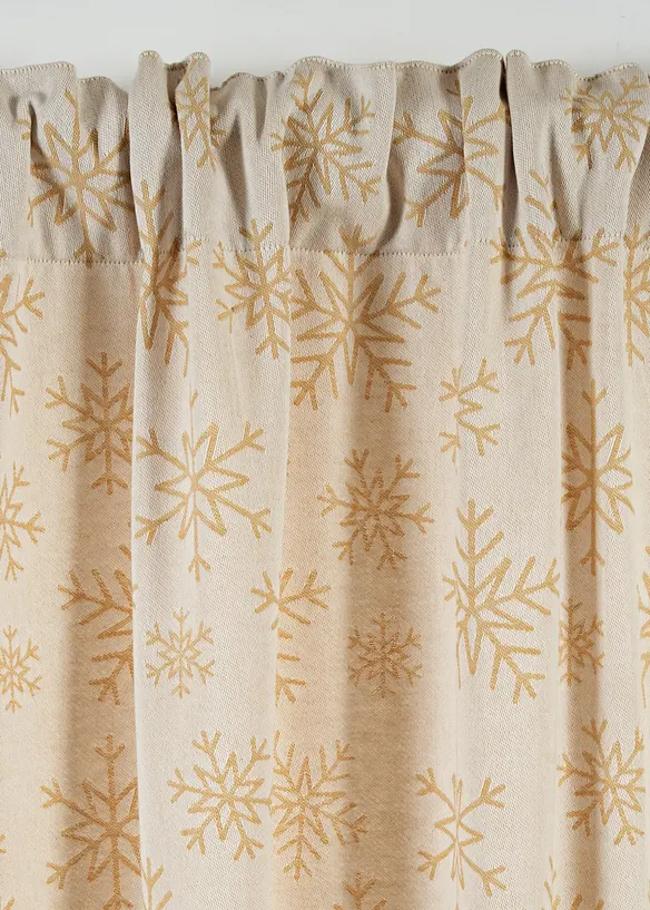 Rideau en jacquard coton (1 pce), bonprix