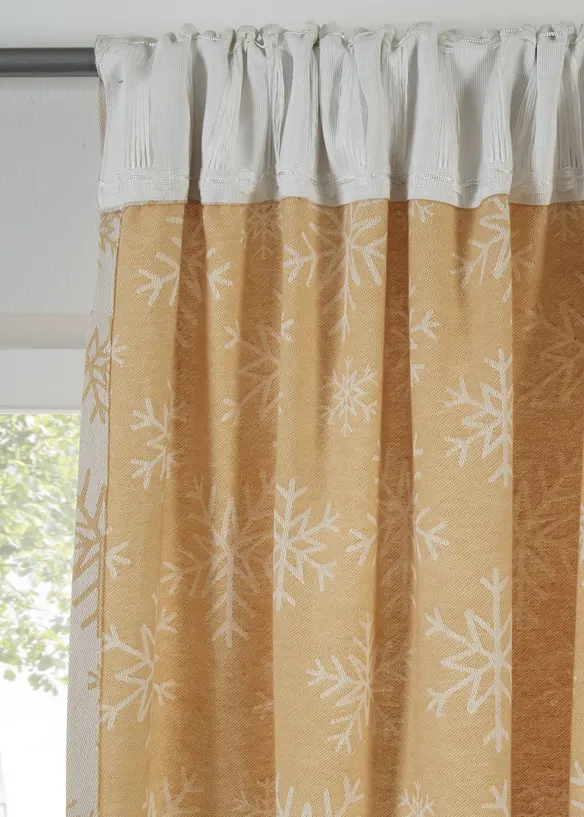 Rideau en jacquard coton (1 pce), bonprix