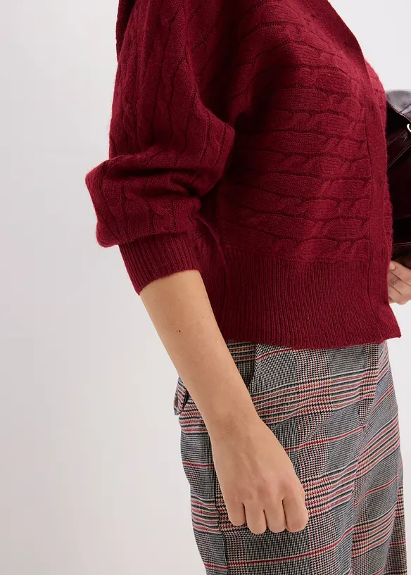 Gilet en maille oversize, bonprix