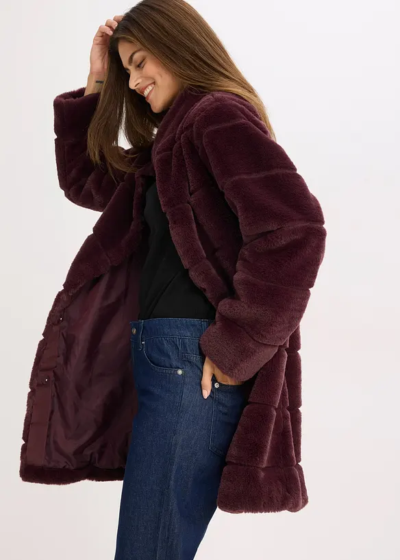 Manteau pelucheux, bonprix