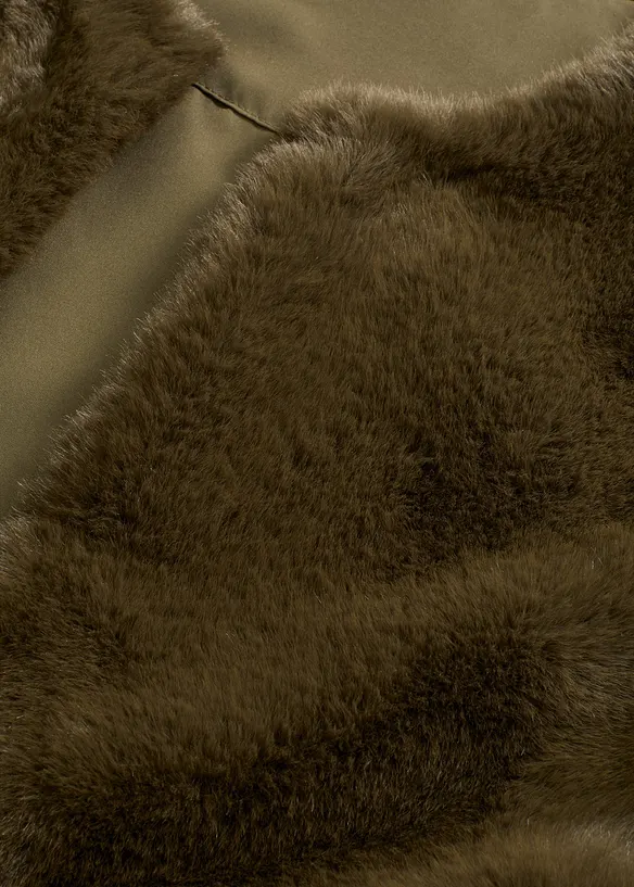 Gilet sans manches en peluche, bonprix