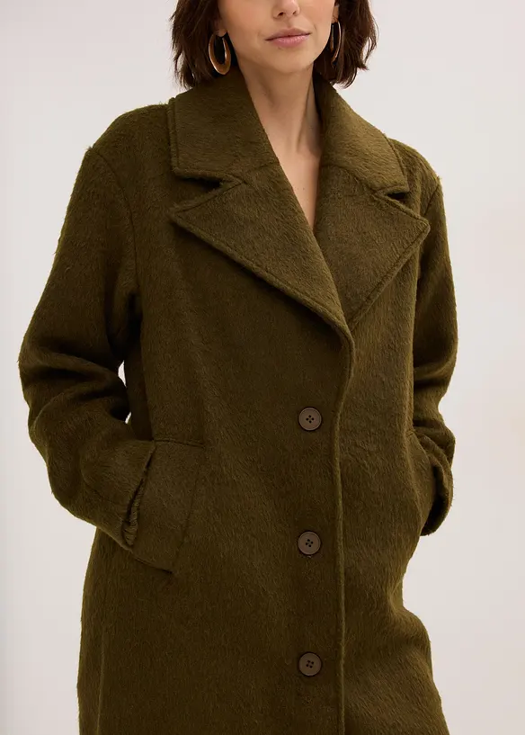 Manteau oversize à boutonnage simple, bonprix