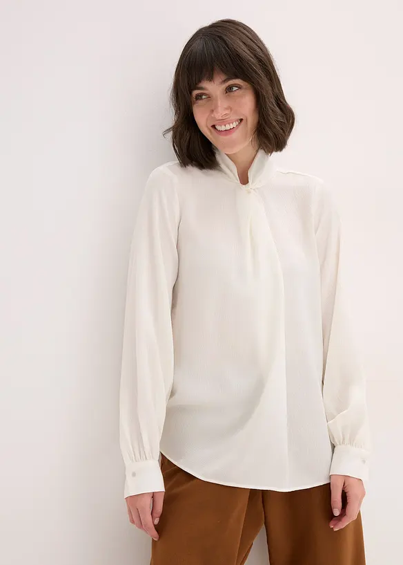 Blouse fluide en satin, bonprix