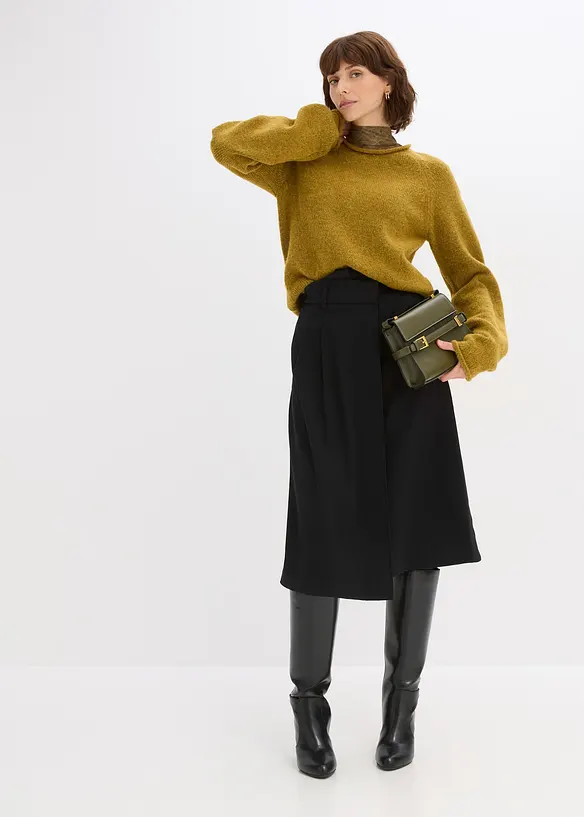 Pull col rond, bonprix