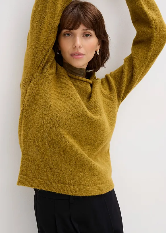 Pull col rond, bonprix
