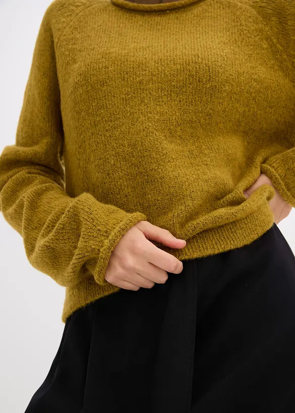 Pull col rond, bonprix