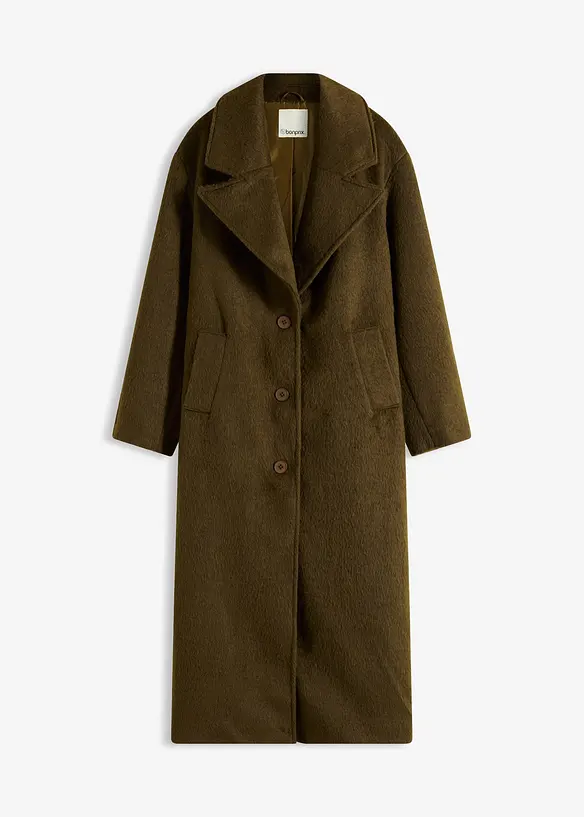 Manteau oversize à boutonnage simple, bonprix