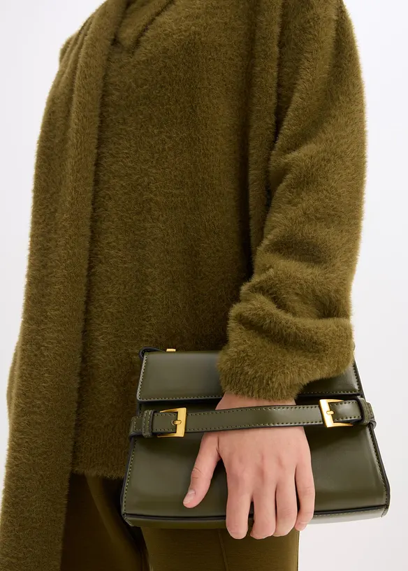 Pull oversize avec écharpe, bonprix