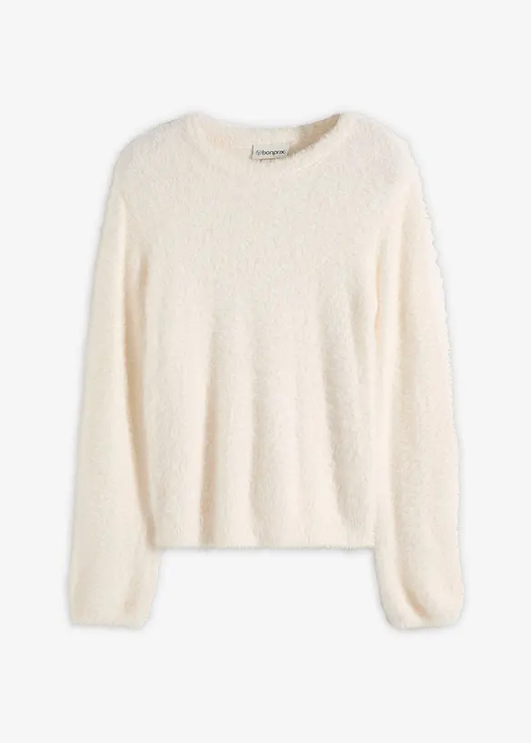 Pull aspect peluche, bonprix