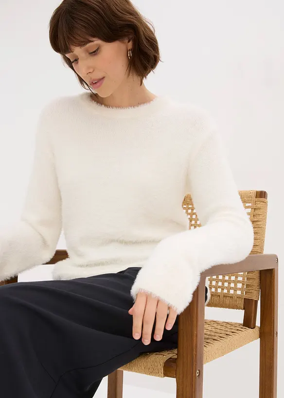 Pull aspect peluche, bonprix