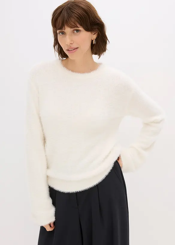 Pull aspect peluche, bonprix
