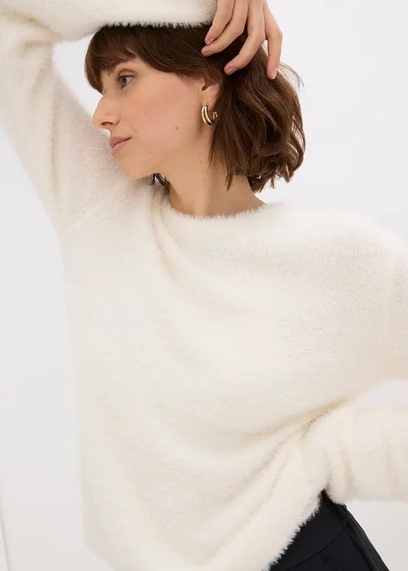 Pull aspect peluche, bonprix