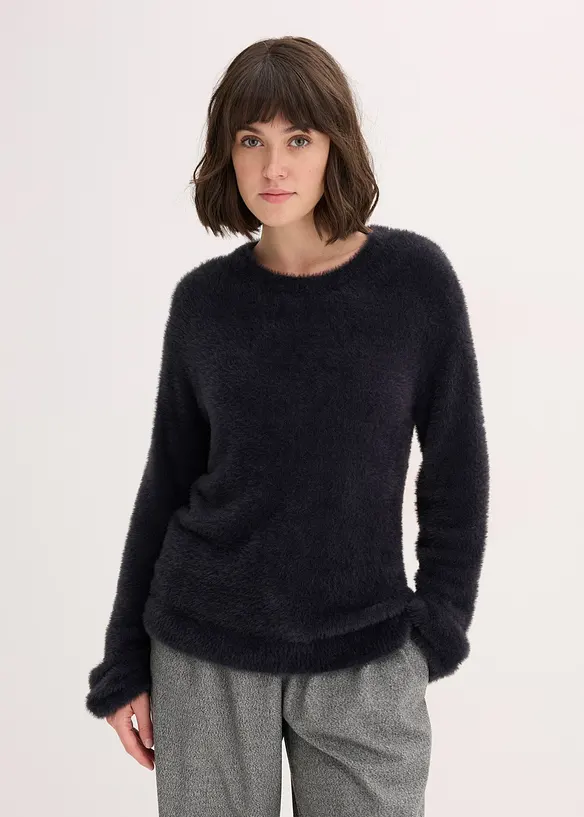 Pull aspect peluche, bonprix