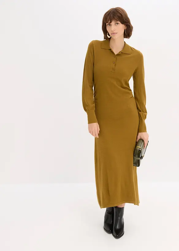 Robe pull douce en viscose majoritaire, bonprix