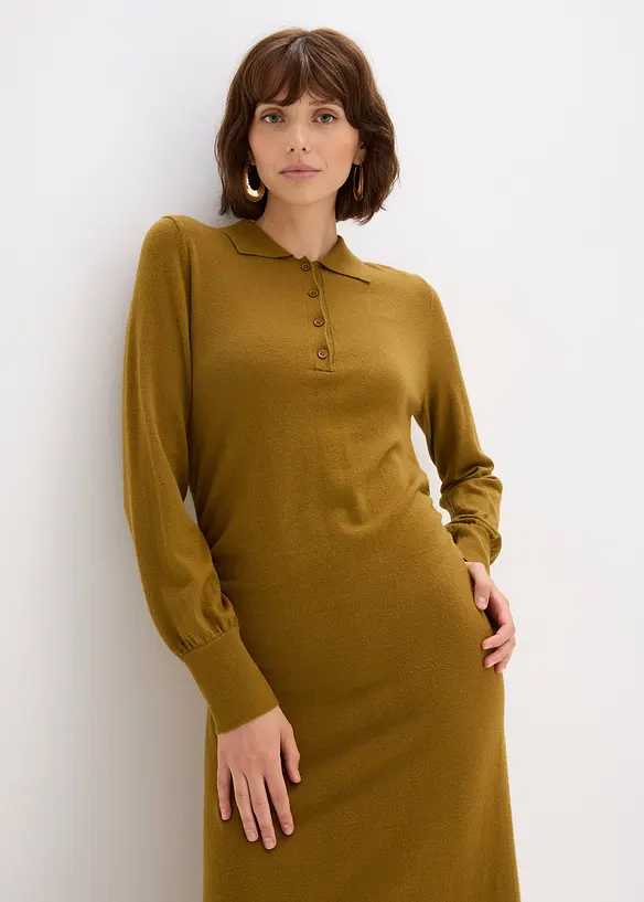 Robe pull douce en viscose majoritaire, bonprix