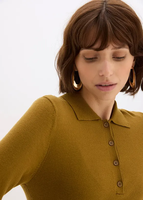 Robe pull douce en viscose majoritaire, bonprix