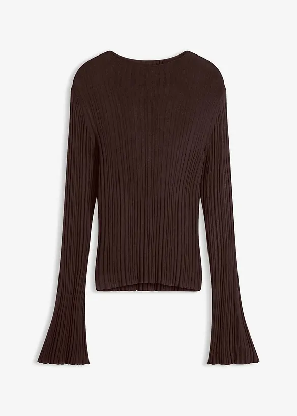 T-shirt en maille semi-transparent, bonprix