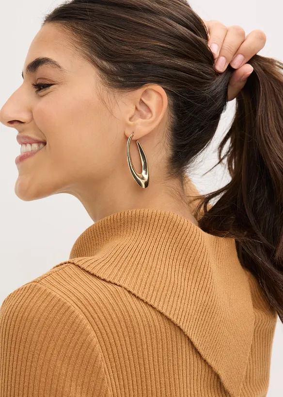 Robe pull fluide en viscose majoritaire, bonprix