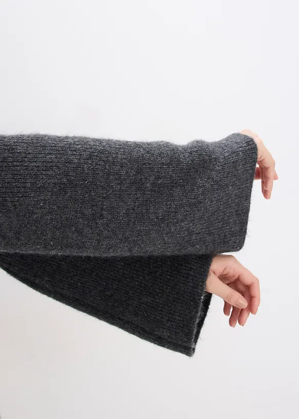 Robe pull courte avec laine, bonprix