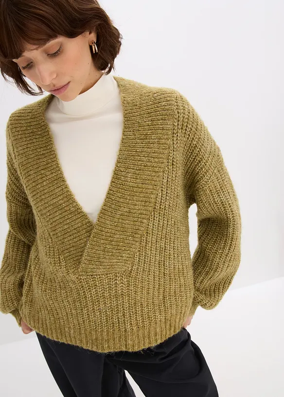 Pull en grosse maille, bonprix