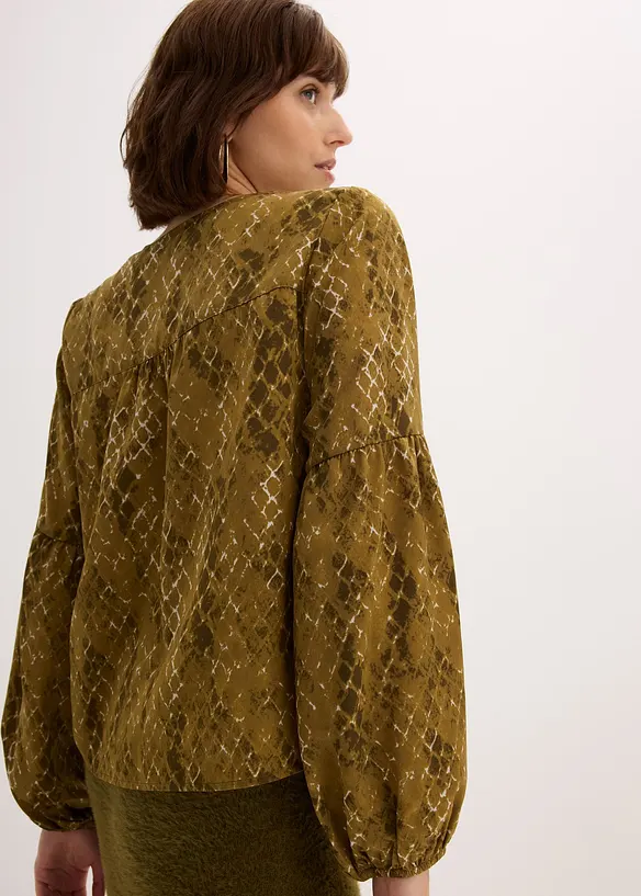 Blouse en satin fluide, bonprix