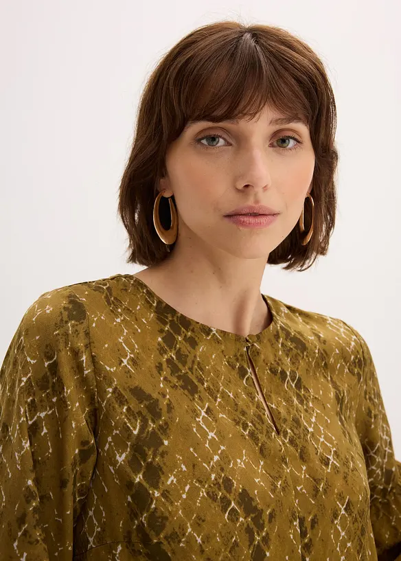 Blouse en satin fluide, bonprix