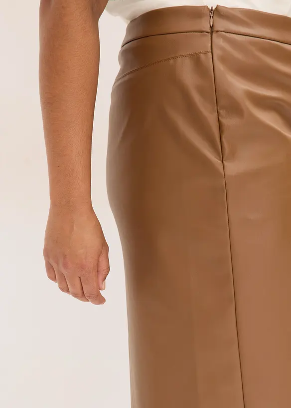 Jupe crayon enduite, bonprix