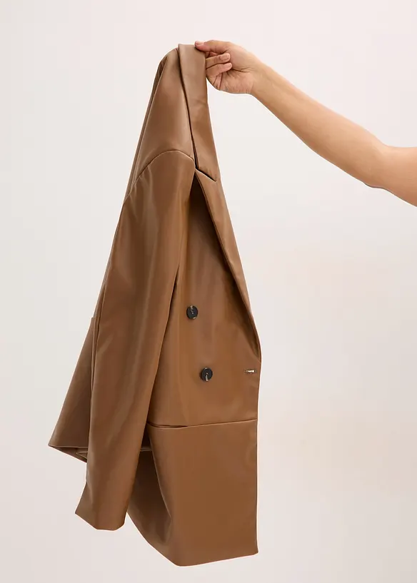 Blazer oversize enduit, bonprix